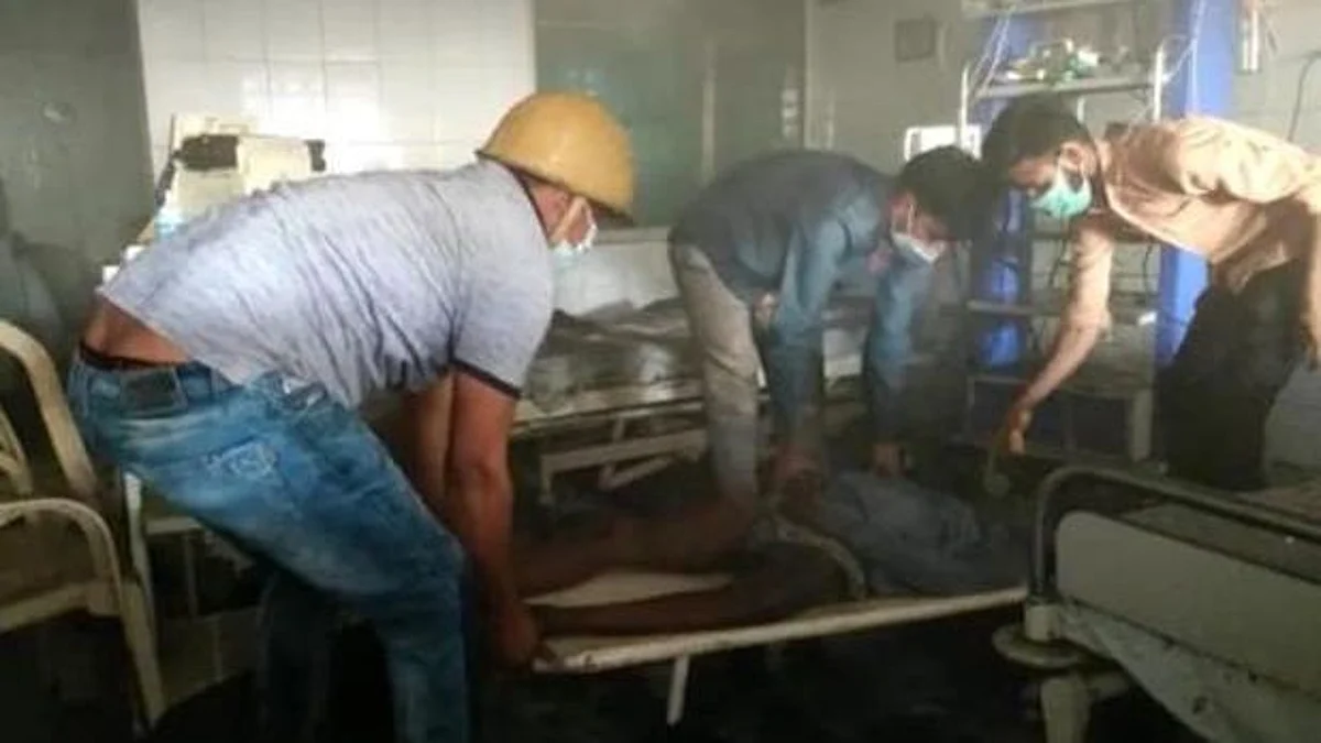কানপুরে সরকারি হাসপাতালে আগুন, দ্রুত সরানো হল প্রায় ১৭৫ জন রোগীকে