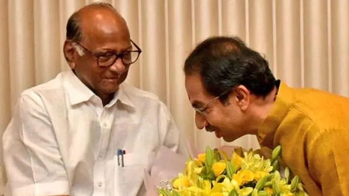 শরদ পাওয়ার ও উদ্ধব ঠাকরে
