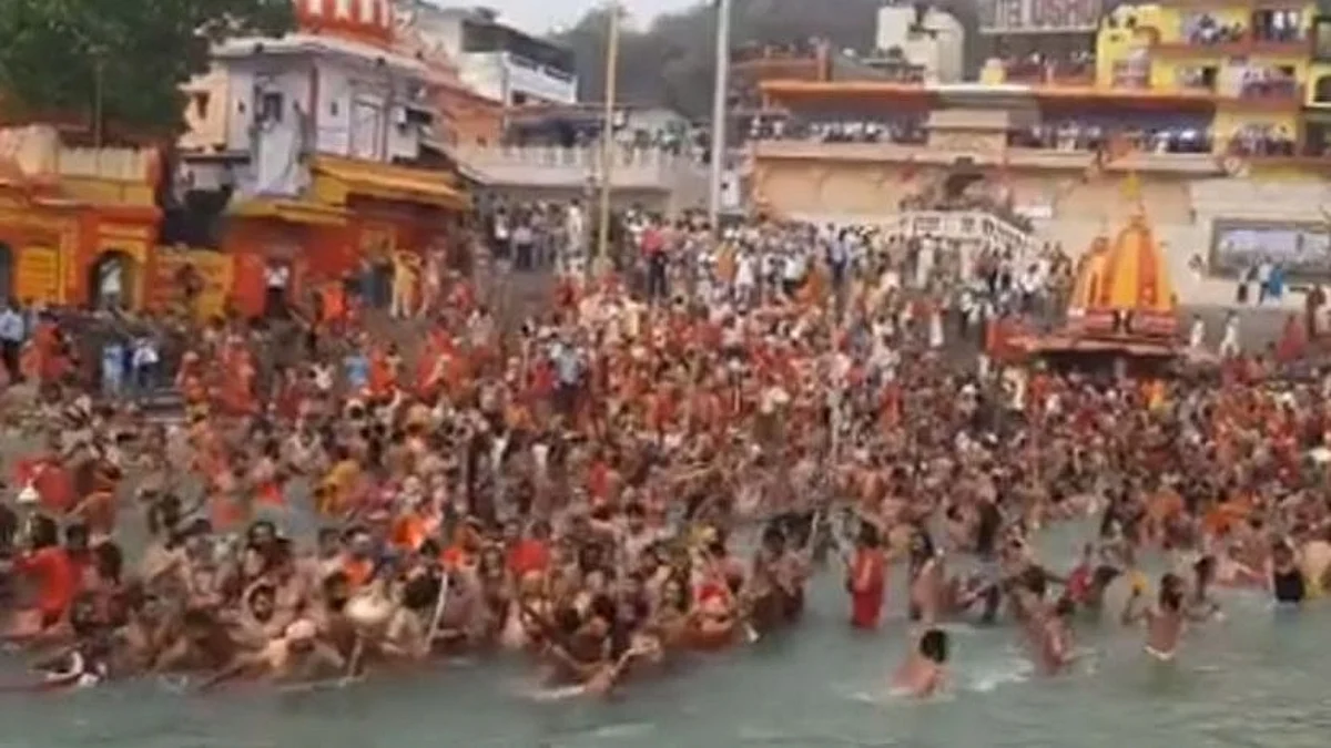 মহাকুম্ভের দ্বিতীয় শাহী স্নান, হরিদ্বারে কোভিড বিধি শিকেয়