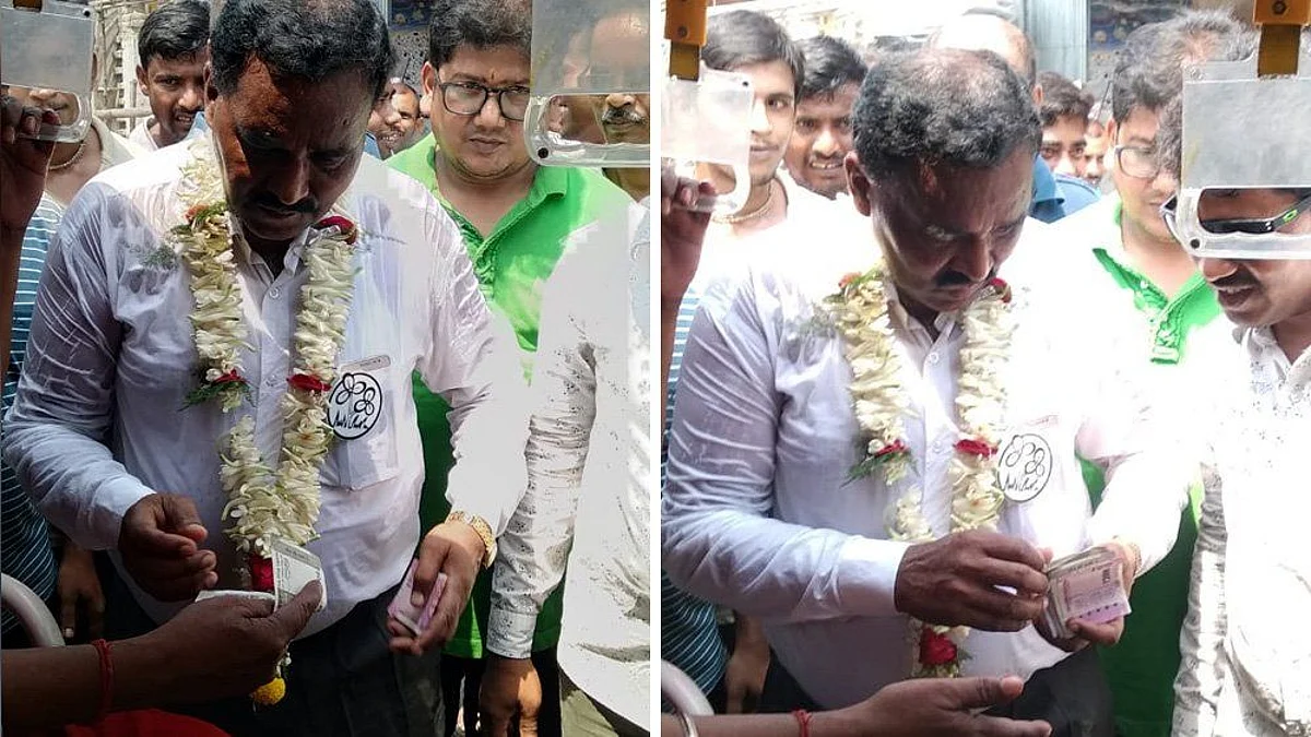 WB Election 21: প্রচারে বেরিয়ে টাকা বিলি - ফলতার তৃণমূল প্রার্থীর বিরুদ্ধে অভিযোগ দায়ের CPIM-এর