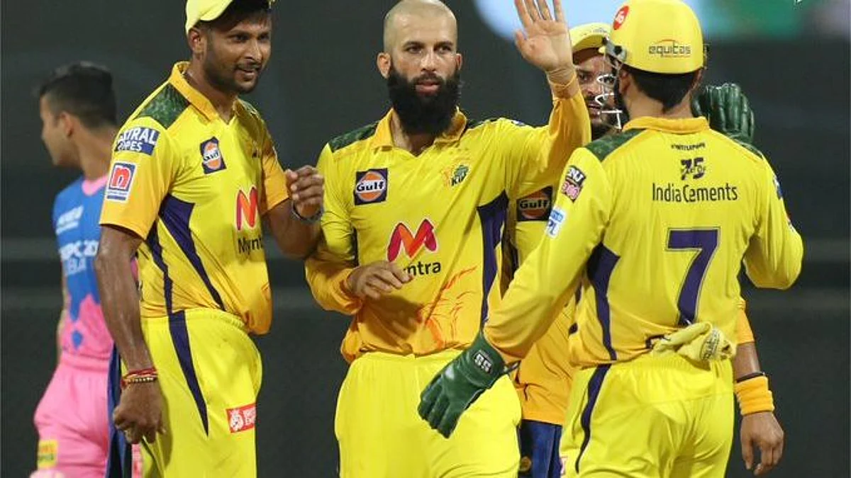 IPL: ওয়াংখেড়ের ২২ গজে মঈন আলি ম্যাজিকে ১৪৩ রানে শেষ রাজস্থান, ৪৫ রানে জয়ী চেন্নাই