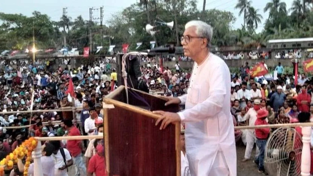 WB Election 21: তৃণমূল বিজেপির মধ্যে কোনো ফারাক নেই, একমাত্র বিকল্প সংযুক্ত মোর্চা - মানিক সরকার