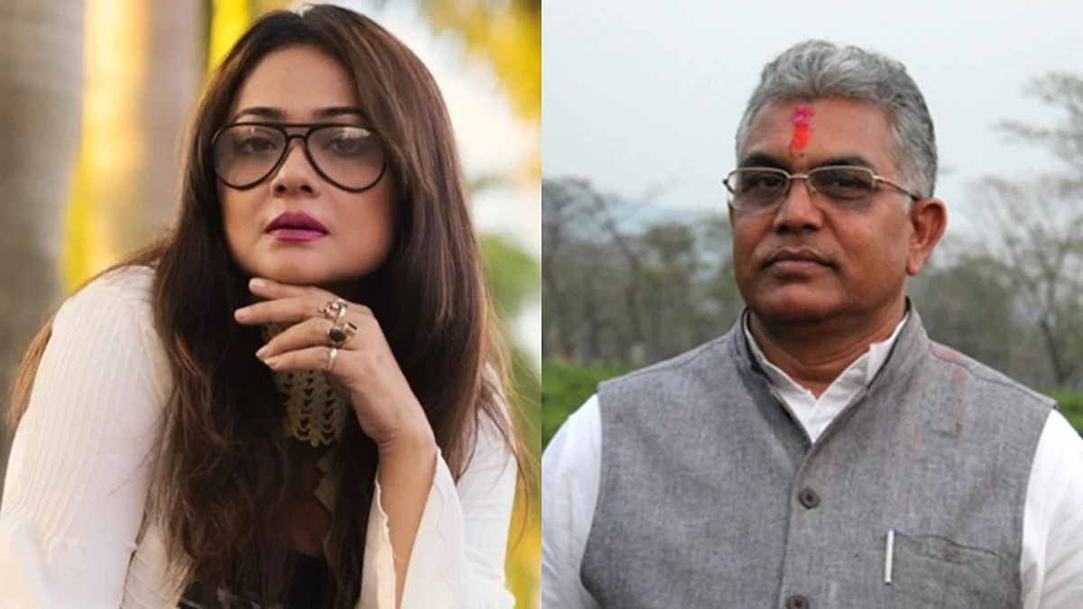 দিলীপ ঘোষের 'রগড়ে দেব' মন্তব্য - সপাটে জবাব বিজেপি শিবিরের অভিনেত্রী রূপাঞ্জনার