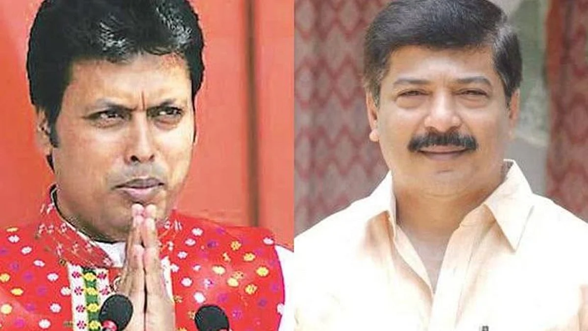 Tripura: দলত্যাগের গুঞ্জন উঠতেই BJP-র কেন্দ্রীয় নেতৃত্ব পৌঁছলেন আগরতলায়