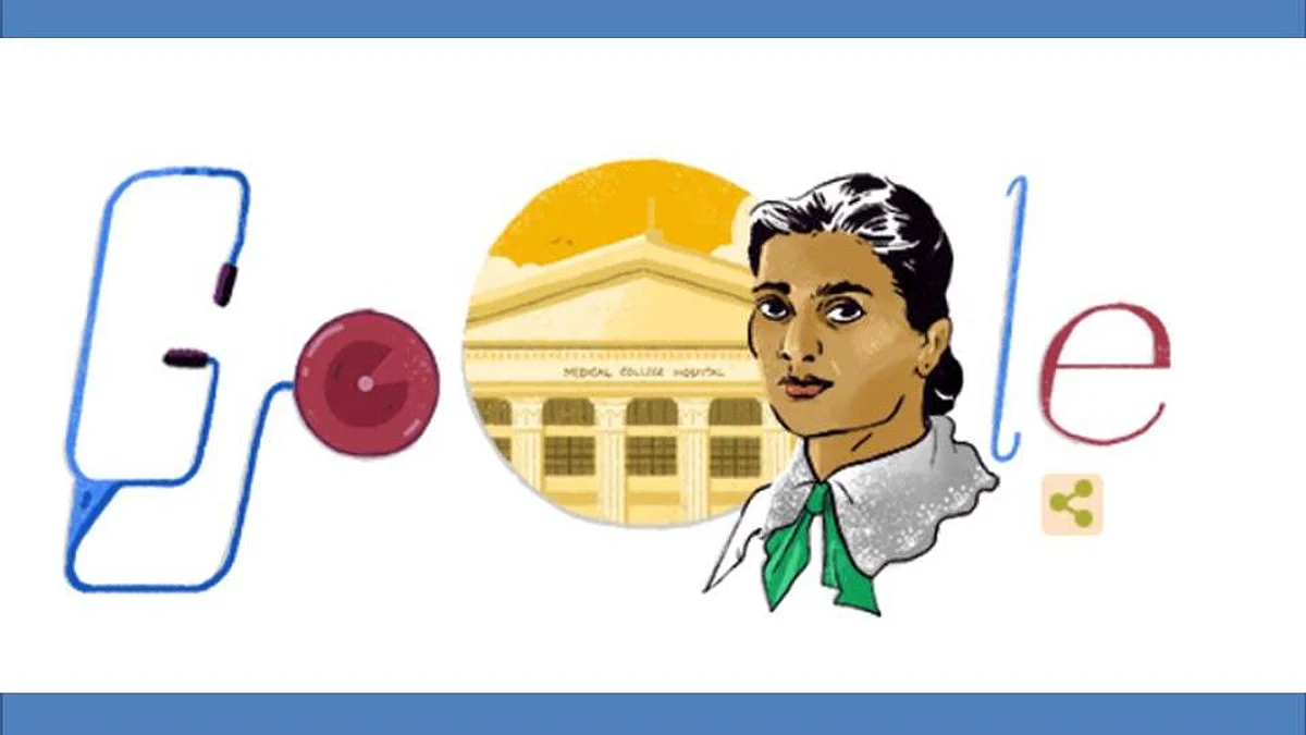 ডাক্তার কাদম্বিনী গাঙ্গুলীর জন্মদিনে গুগলের শ্রদ্ধার্ঘ্য