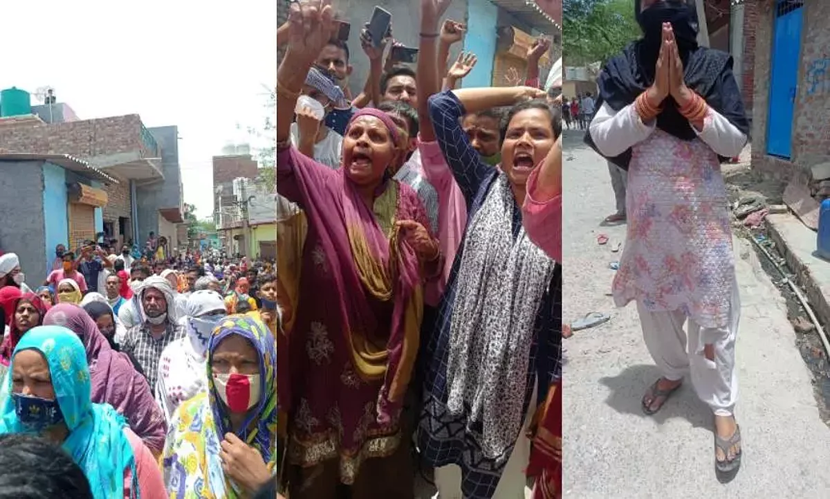 ৬ সপ্তাহের মধ্যে খালি করতে হবে গ্রাম, খোরি গ্রামের পাশে দাঁড়িয়েছে একাধিক শ্রমিক ও যুব সংগঠন