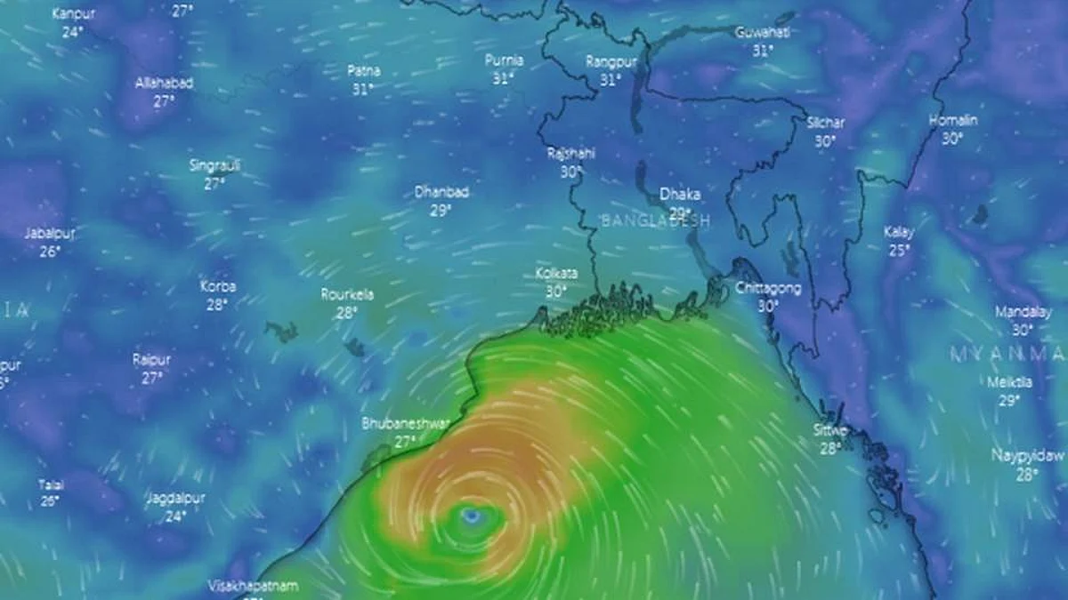 ঘূর্ণিঝড়ে 'গুলাব'-র দাপটে কোথায় কোথায় ভারী বৃষ্টির সম্ভাবনা?