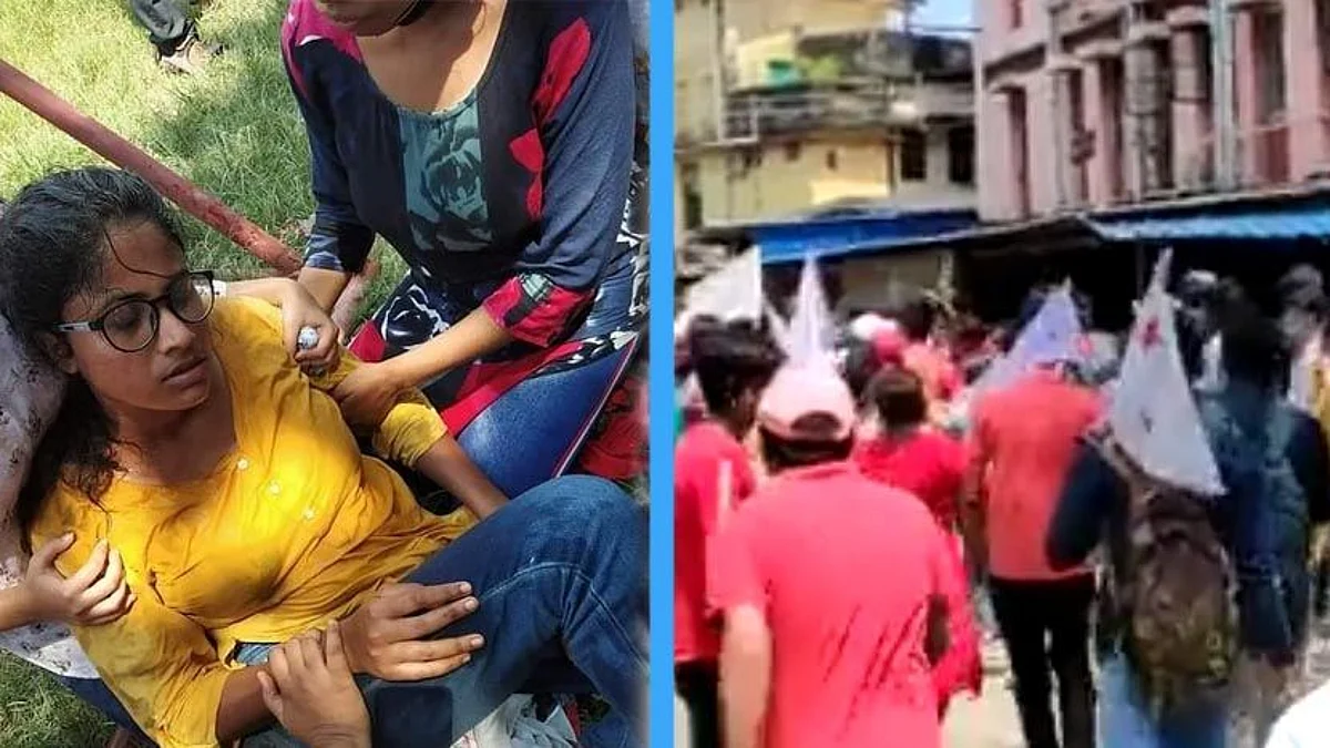 South 24 Prgs: সোনারপুরে SFI-DYFI মিছিলে তৃণমূলের হামলার অভিযোগ - দুই পক্ষে হাতাহাতি