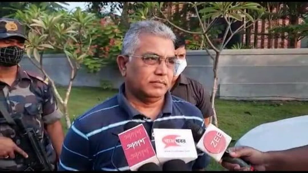 অডিও নিয়ে যারা হইচই করছে তাঁদেরই ক্যামেরাতে টাকা নিতে দেখা গেছে: প্রীতম অডিও প্রসঙ্গে দিলীপ ঘোষ