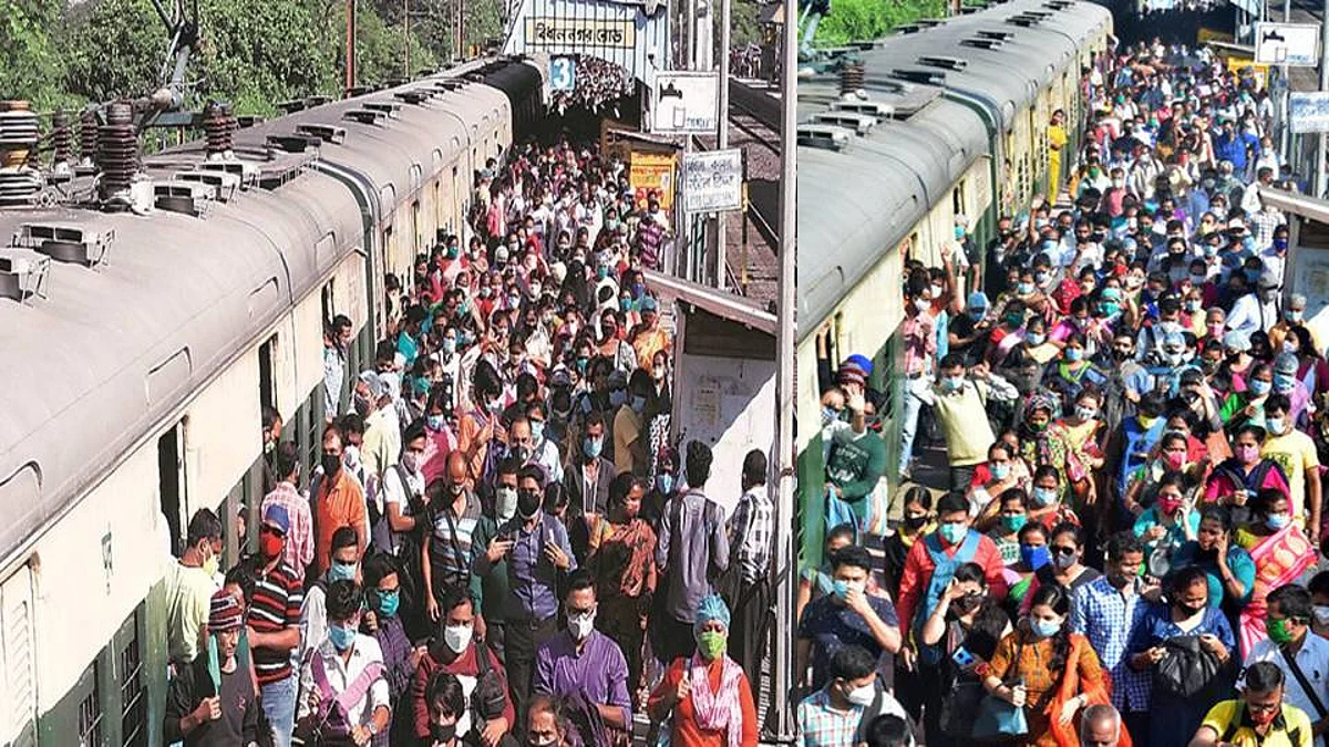 WB Covid Restrictions: ৫০ শতাংশ যাত্রী নিয়ে চলবে লোকাল ট্রেন! কিন্তু ভিড় নিয়ন্ত্রণ করবে কে!