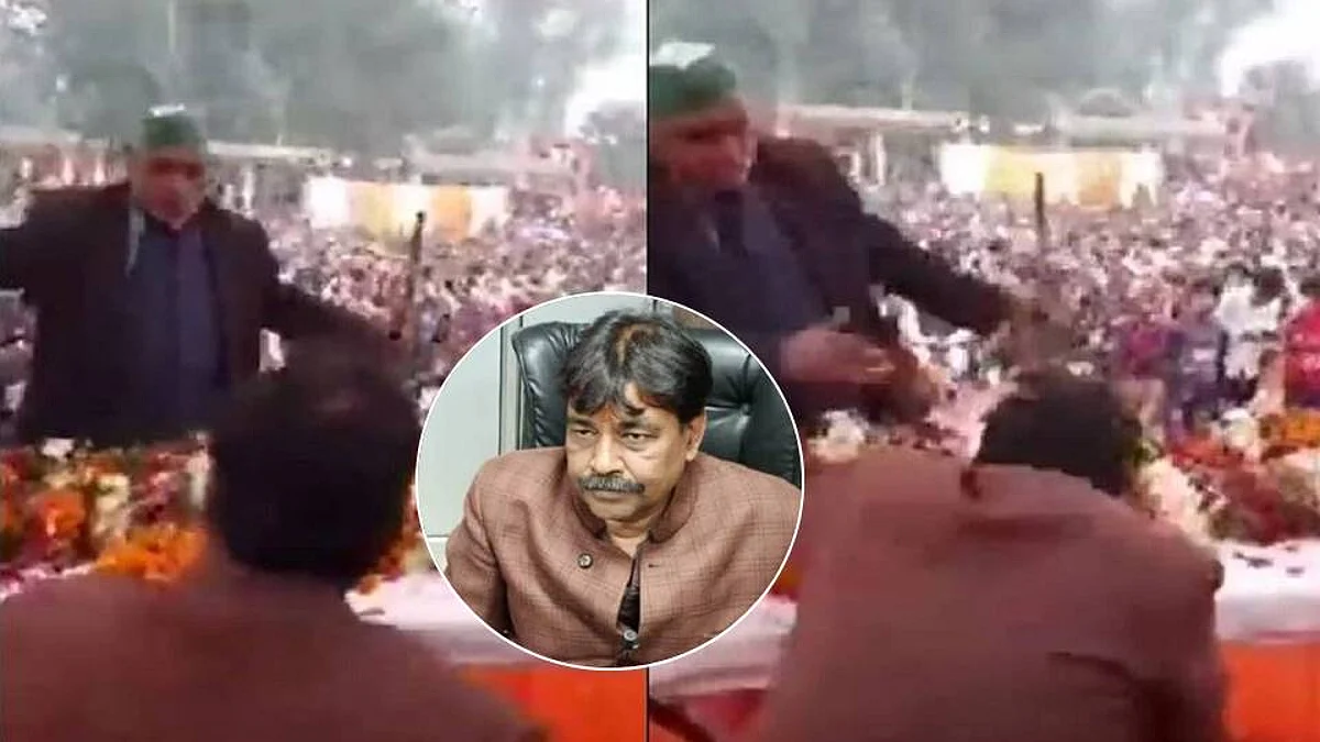 BJP বিধায়কের গালে সপাটে চড় বৃদ্ধ কৃষকের, স্নেহের বশে গাল চাপড়ে দিয়েছেন, দাবি বিধায়কের