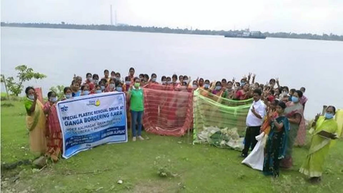 স্বচ্ছ ভারত মিশন: গ্রামীণ হাওড়া জেলার গঙ্গা তীরবর্তী ১৮টি গ্রামকে প্লাস্টিকমুক্ত করার অভিযান