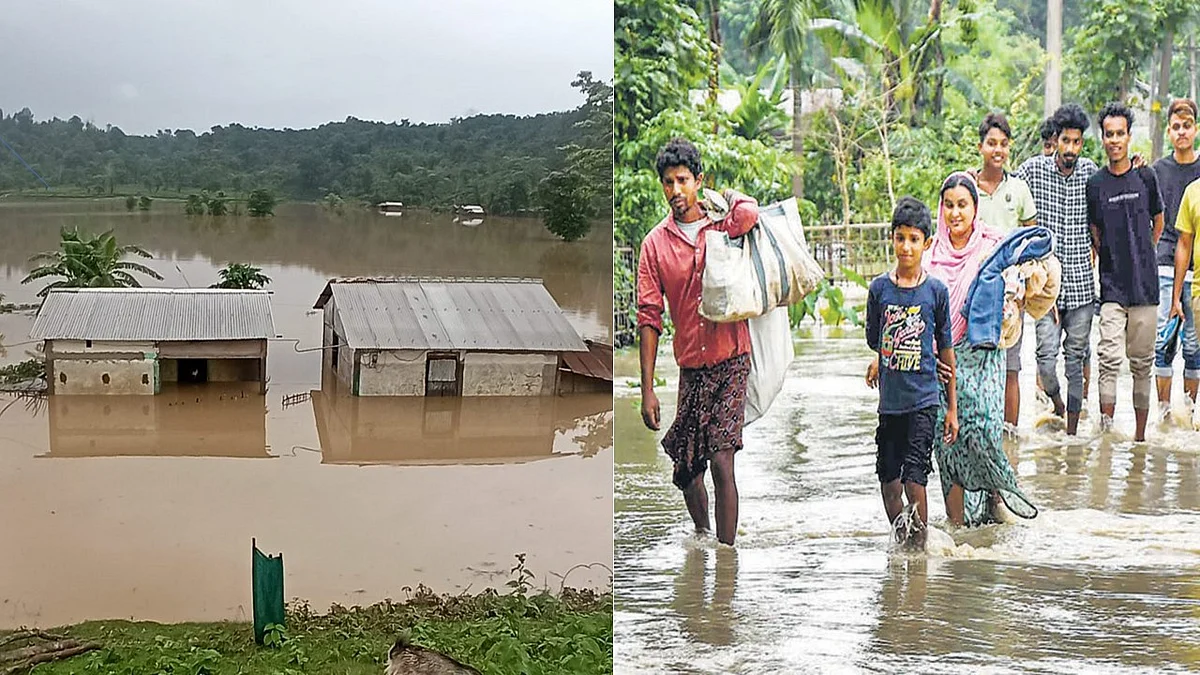 শেষ দু'দিনে আসাম ও মেঘালয়ে বন্যায় মৃত ৩১, ক্ষতিগ্রস্ত প্রায় ১৯ লক্ষ মানুষ