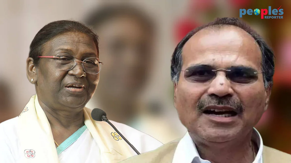 দ্রোপদী মুর্মু, অধীর রঞ্জন চৌধুরী
