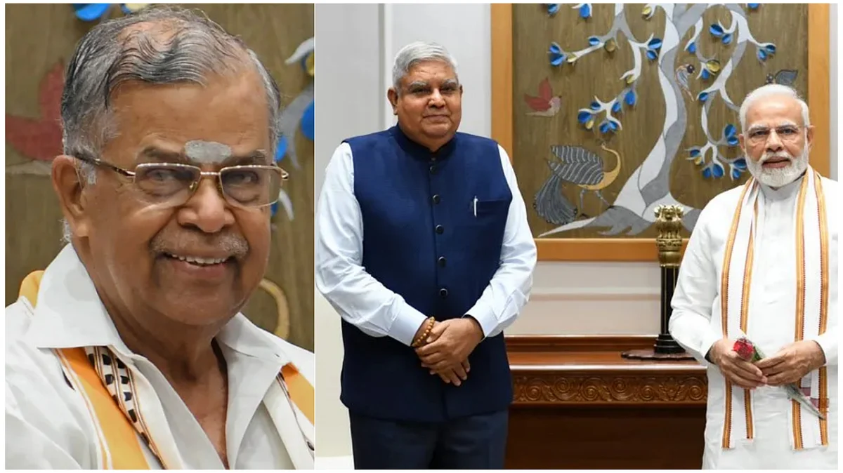লা গণেশন এবং মোদীর সাথে জগদীপ ধনখড়