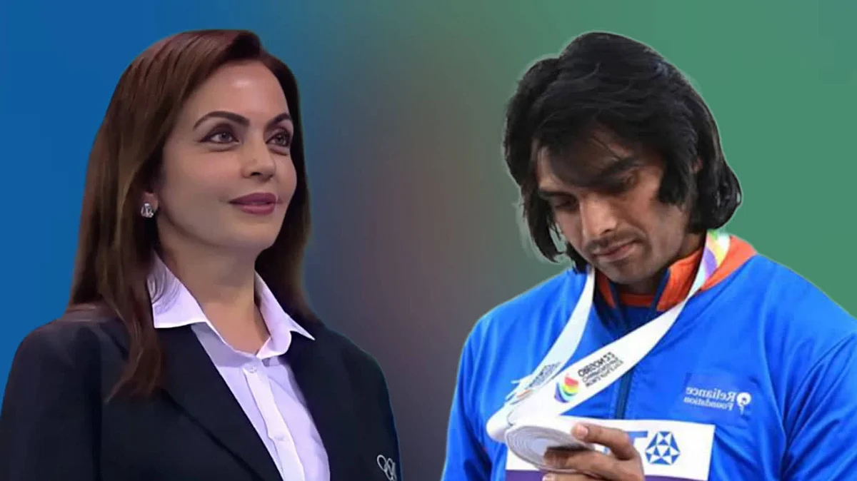 নীতা আম্বানি ও নীরজ চোপড়া
