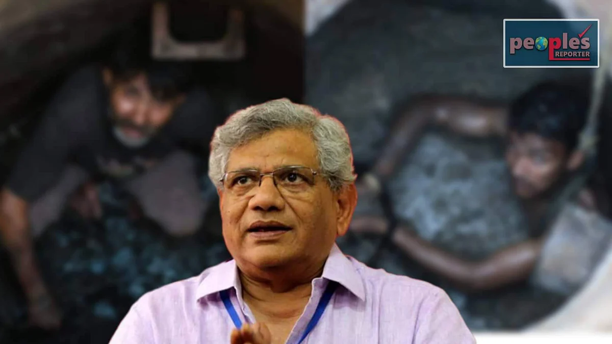 সাফাই কর্মীদের মৃত্যুর পরিসংখ্যান নিয়ে সরব ইয়েচুরি