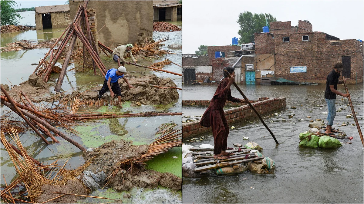 ভয়াবহ বন্যায় বিধ্বস্ত পাকিস্তান
