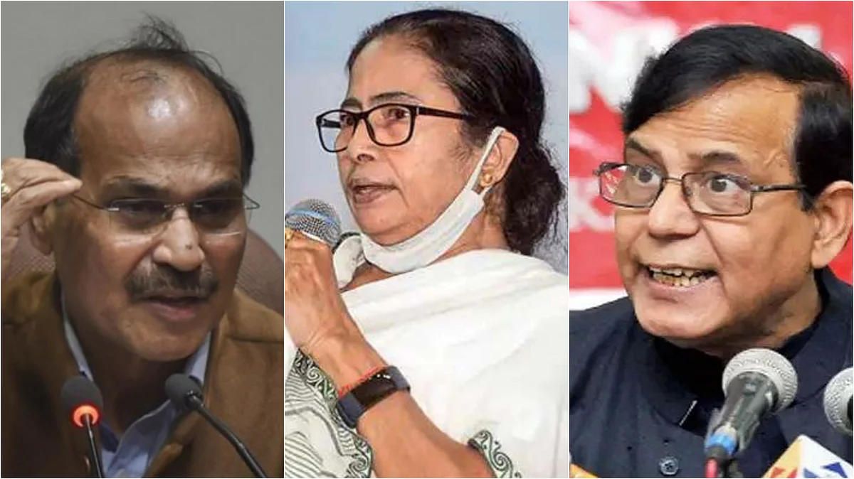 অধীর চৌধুরী, মমতা বন্দ্যোপাধ্যায় এবং মহম্মদ সেলিম