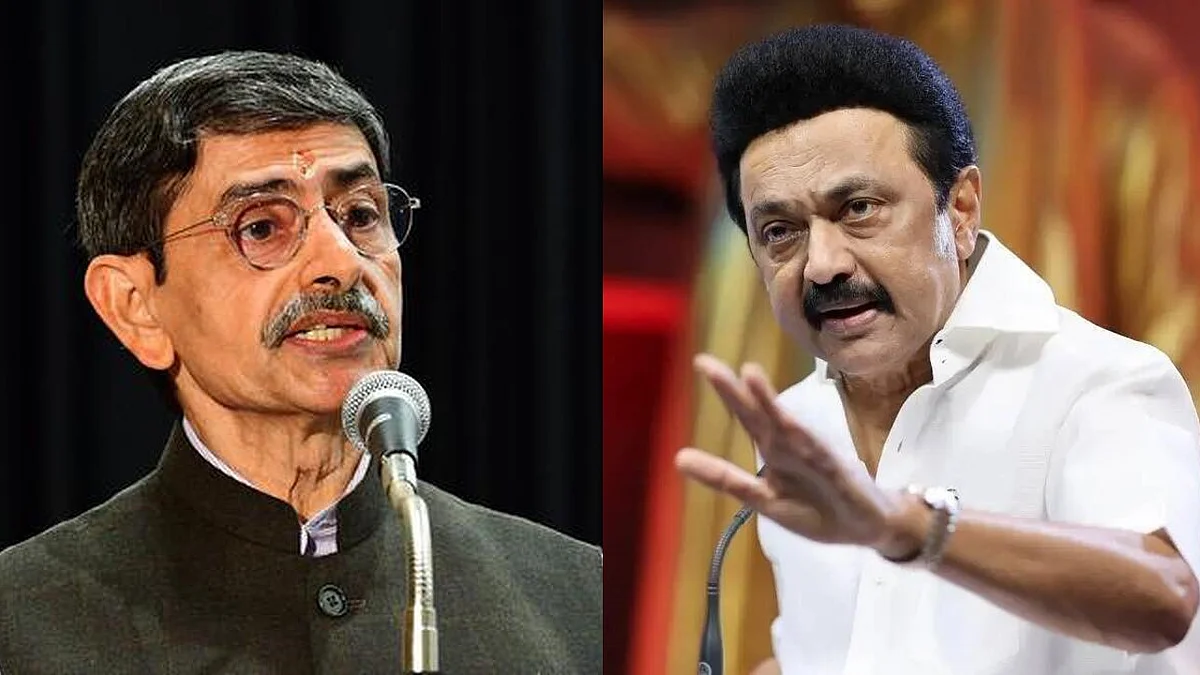 তামিলনাড়ুর রাজ্যপাল আর এন রবি এবং মুখ্যমন্ত্রী এম কে স্ট্যালিন