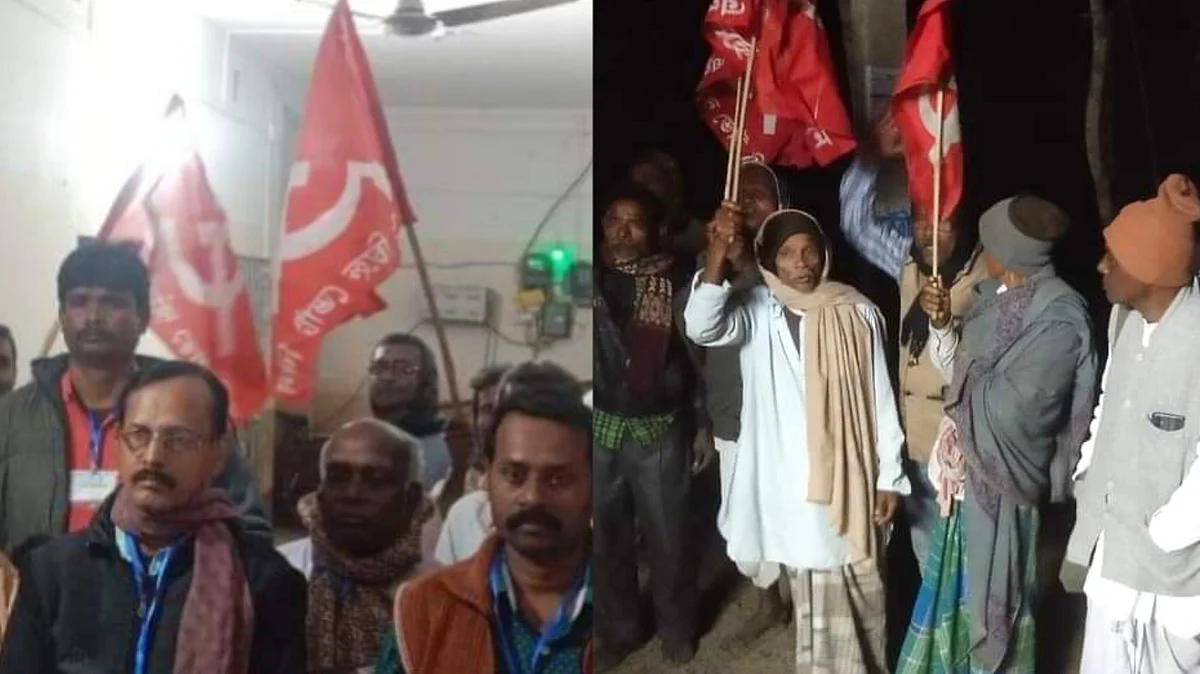 উল্লসিত বাম সমর্থক
