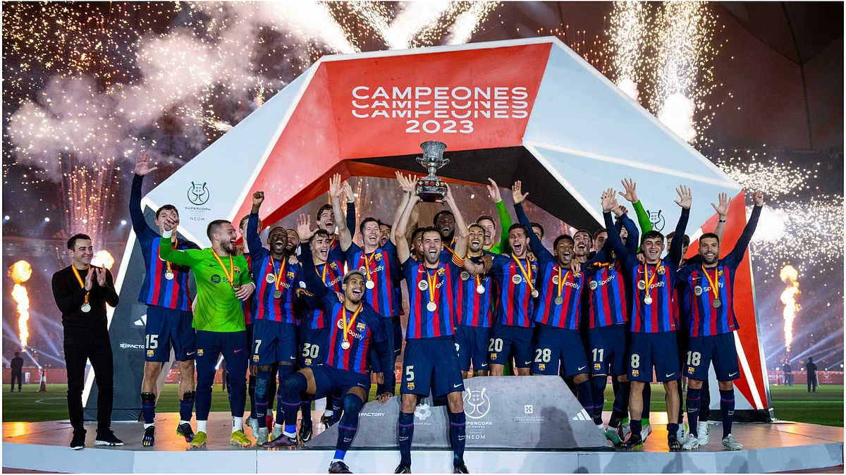 Super Cup: এল ক্লাসিকোয় রিয়ালকে নাস্তানাবুদ করে স্প্যানিশ সুপার কাপের খেতাব জয় বার্সার