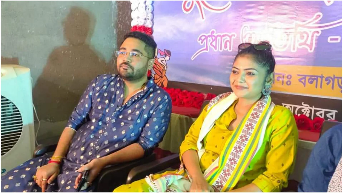 তৃণমূল যুব সভানেত্রী সায়নী ঘোষের সাথে কুন্তল ঘোষ