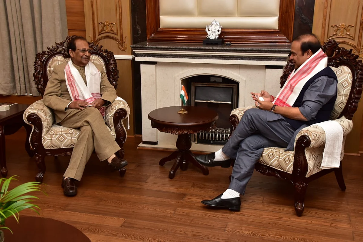 Assam CM Calls on Governor Mukhi