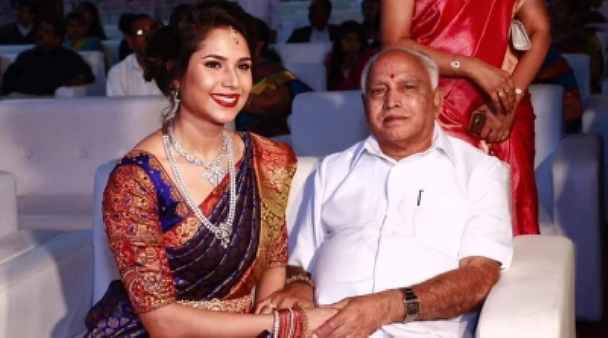 BS Yediyurappa with Granddaughter