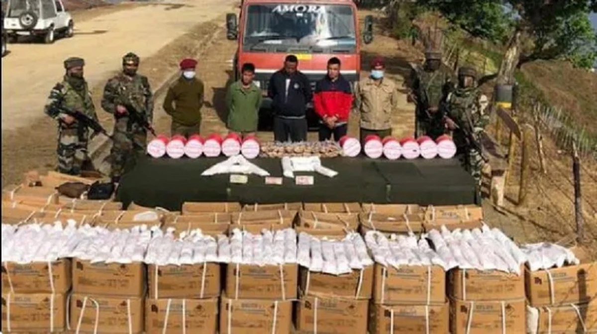 Myanmar National, 2 Others Nabbed With Explosives In Mizoram