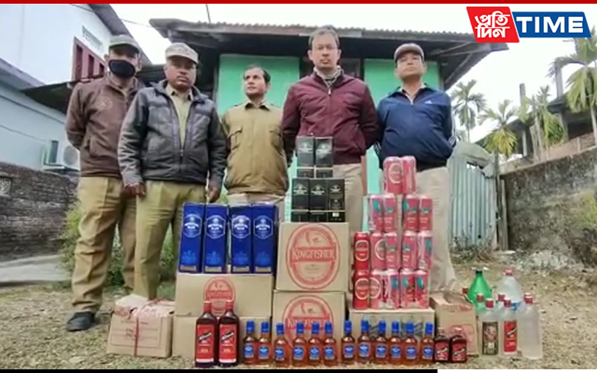 Excise Dept Detain 1, Seize Wine Consignment Brought From Arunachal