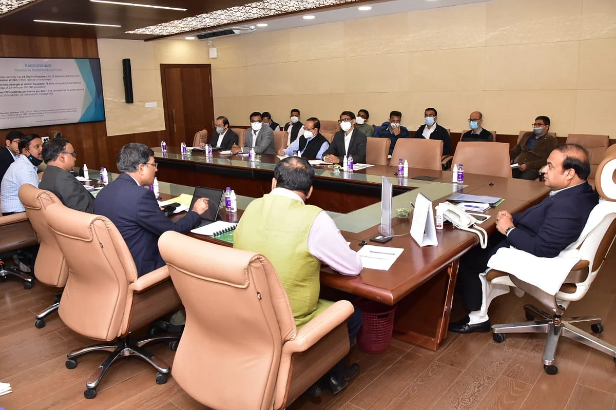 Assam CM Sarma Reviews Health Projects