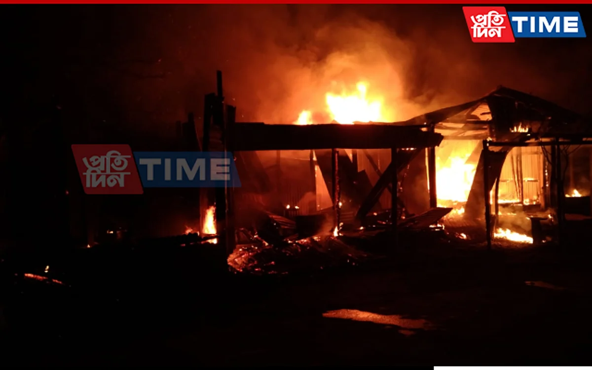 Fire burns down nine markets in Kokrajhar