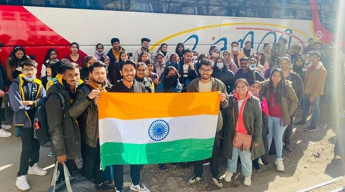 Indian students leave for Romania: file photo