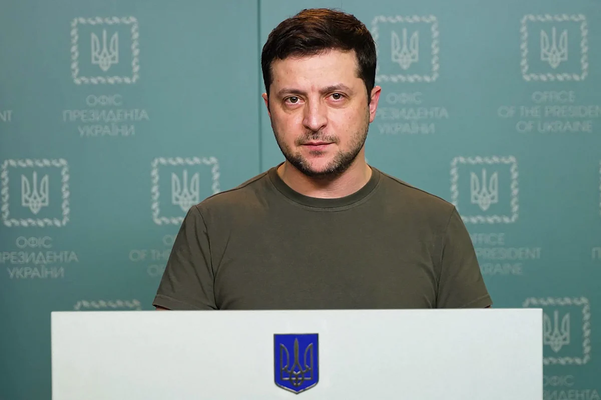 Ukraine President Volodymyr Zelenskyy