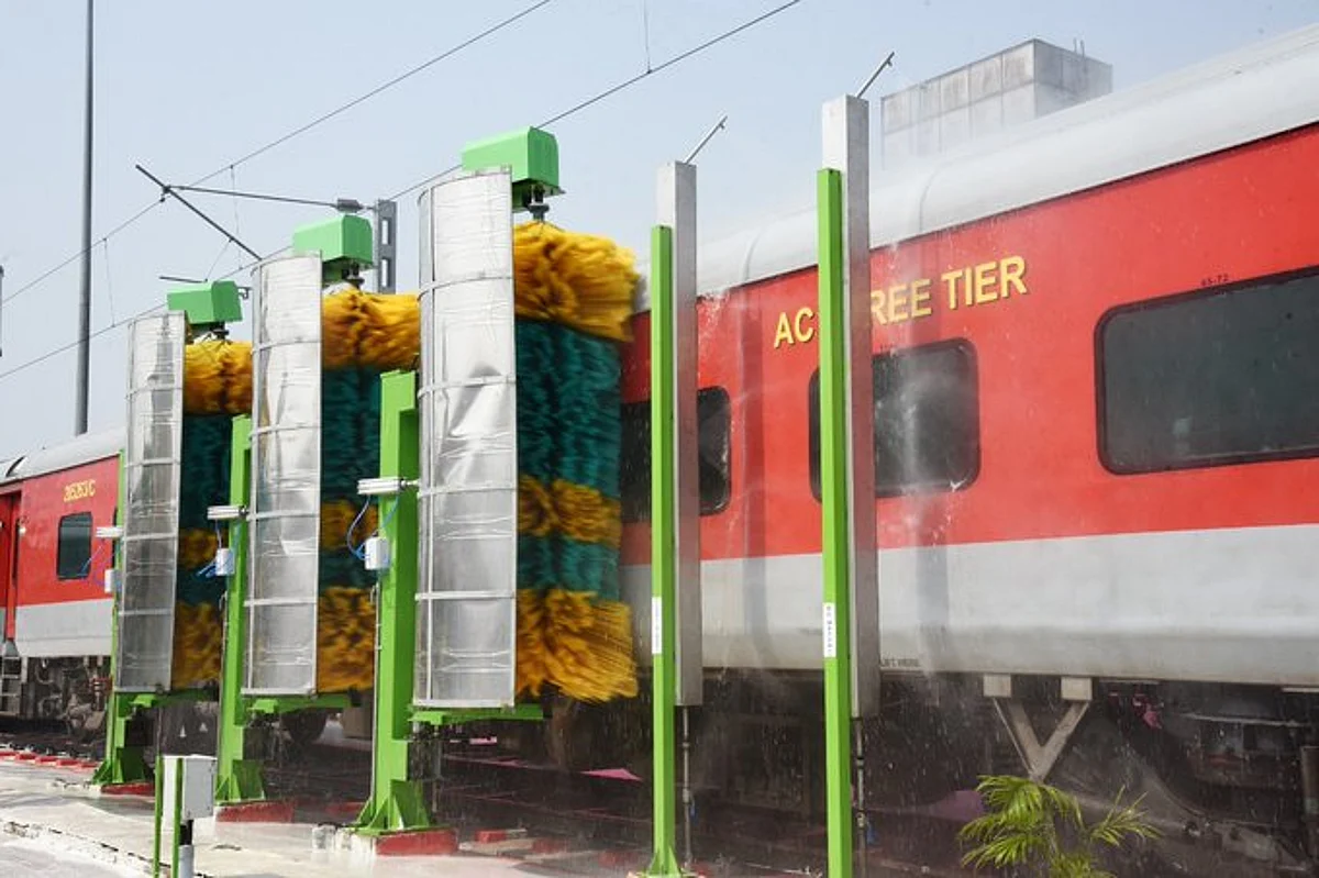 Smart automatic washing plant at NF railway