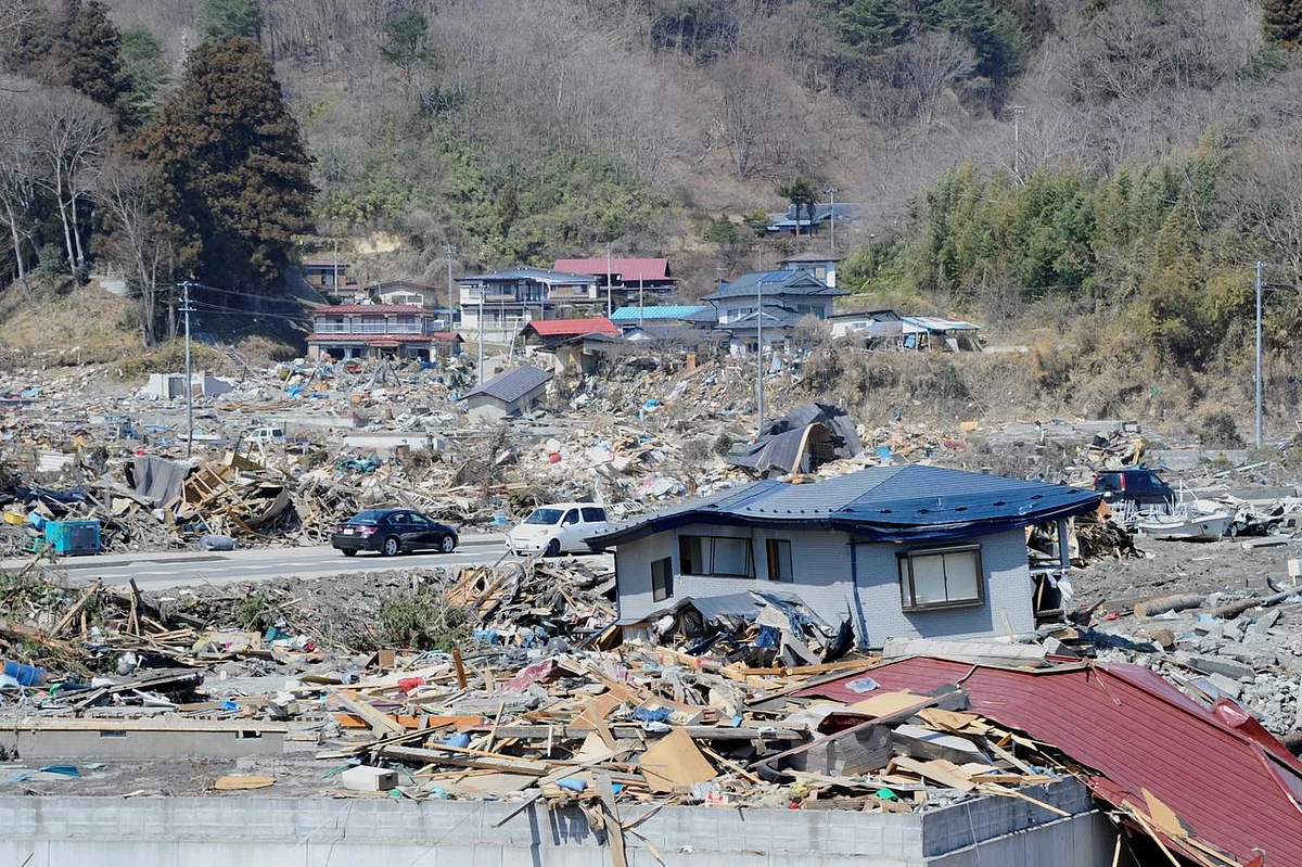 Earthquake of 7.3 magnitude hit Japan