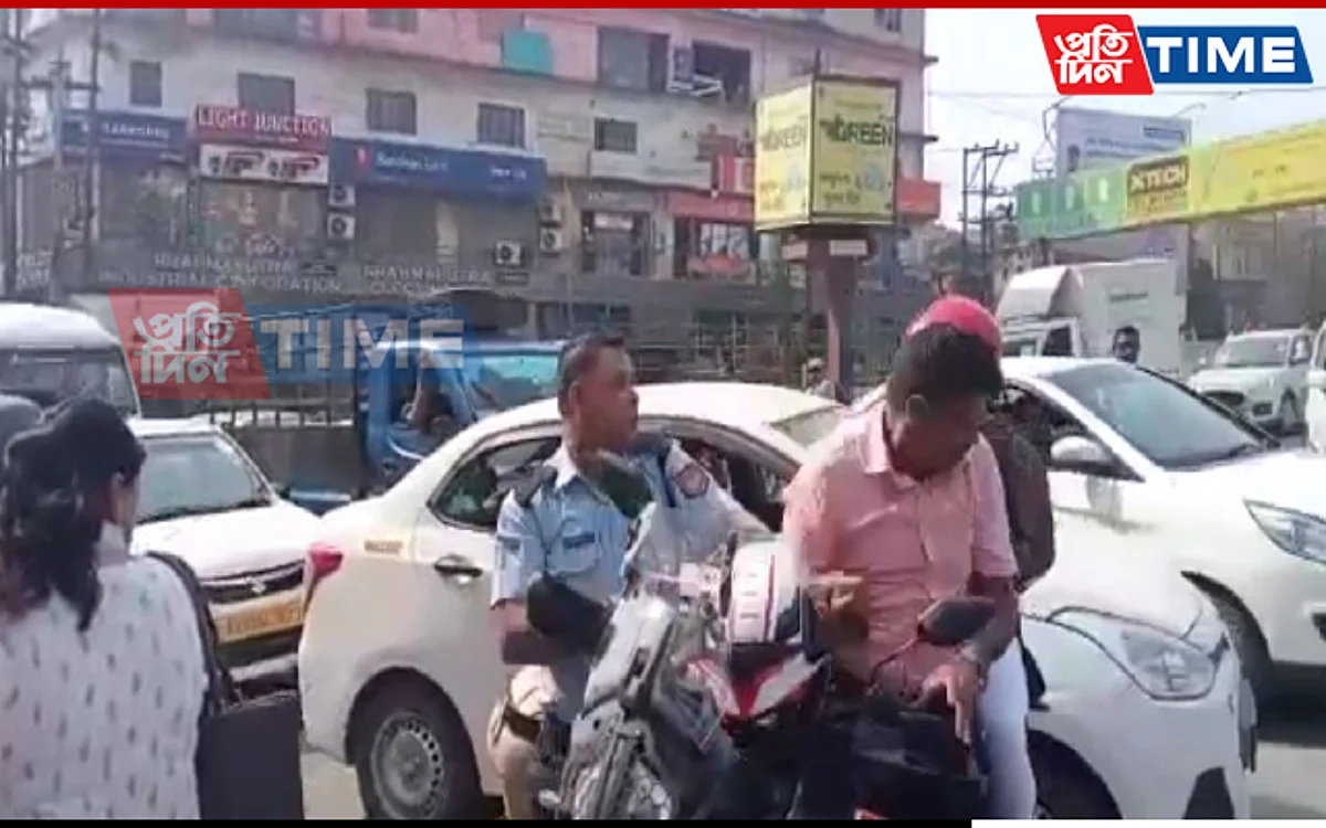 Traffic police officer assaulted civilian in Guwahati