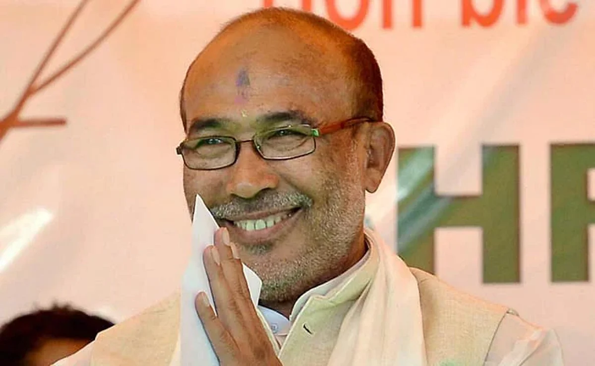 Caretaker CM of Manipur N Biren Singh