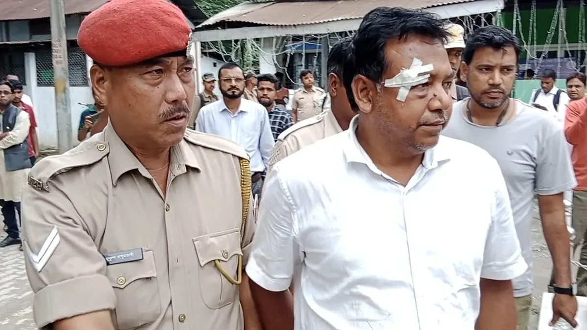 The accused Dost Mohammad Safi, headmaster at a government school in Darrang