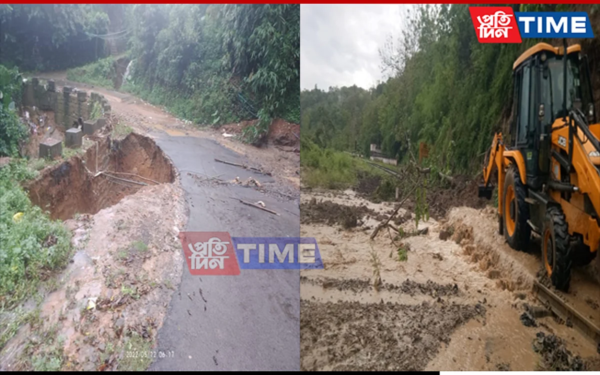 Assam: Landslides Disrupt Road Connectivity across Dima Hasao