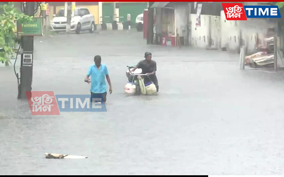 Incessant rains in Guwahati cause flash floods