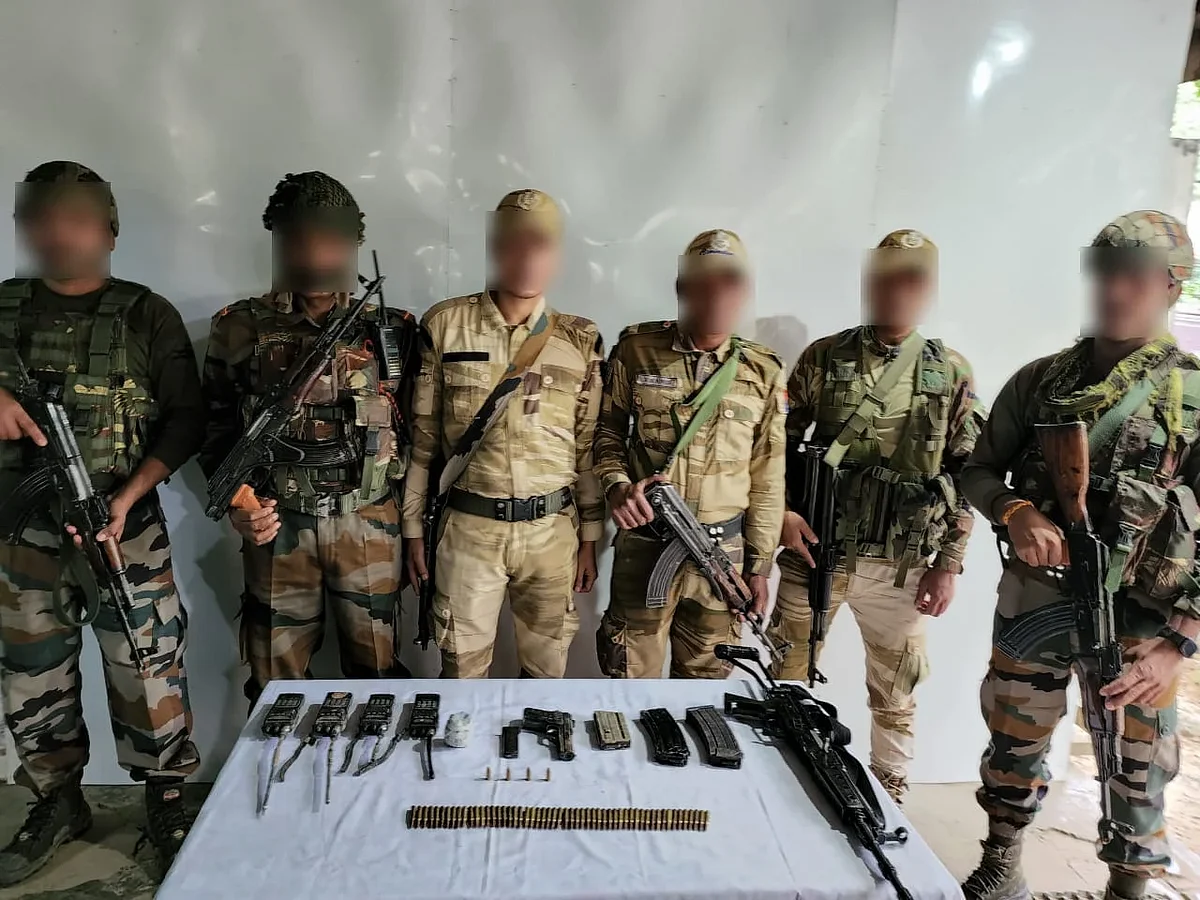 Huge Cache Of Arms, Ammunition Seized In Manipur