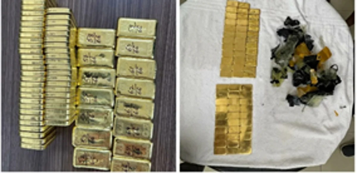 Smuggled gold worth Rs 8.38 crores seized in Assam