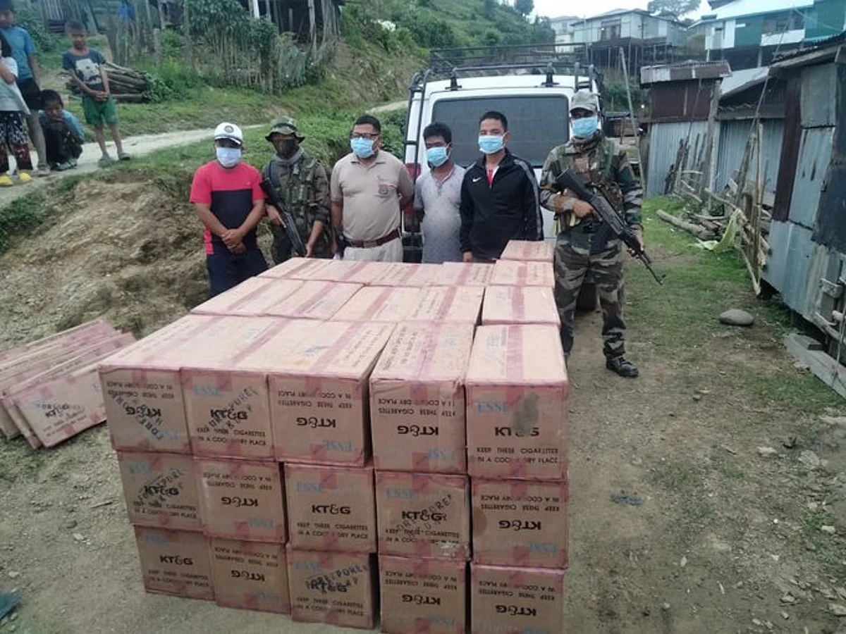 Mizoram: Foreign Cigarettes Worth Rs 2.34 Crores Seized