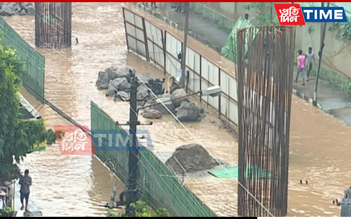 Parts of Guwahati Submerged Under Water, 4 Dead in Landslides