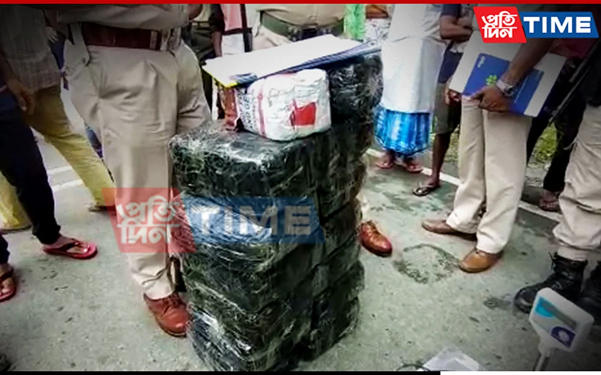 Assam: 68 kgs of Ganja Seized in Morigaon, 3 Arrested