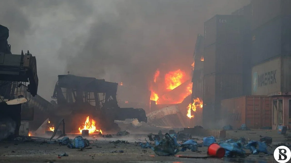 Fire at Container Depot in Bangladesh, At Least 35 Dead