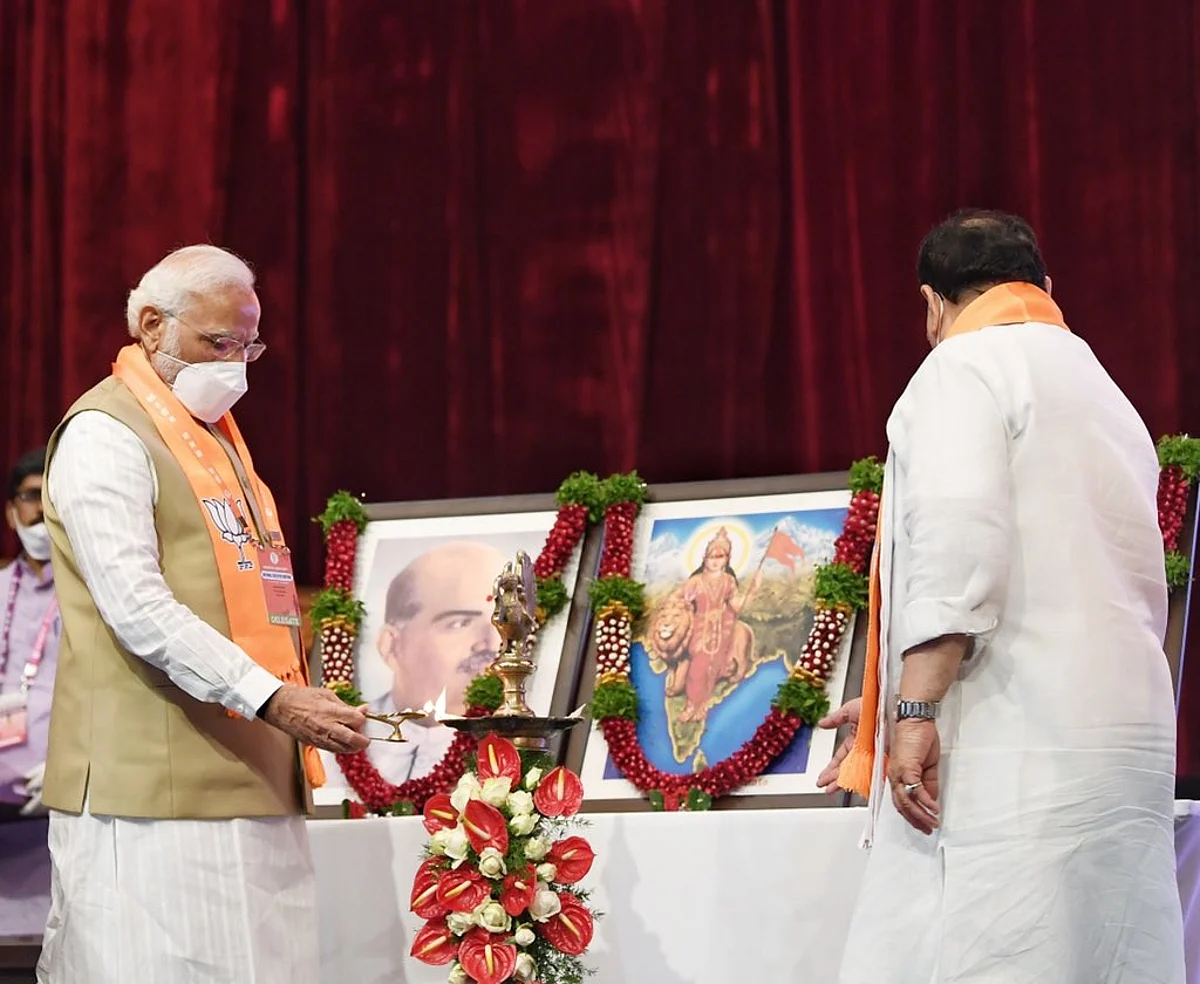 BJP National Executive Meeting begins in Hyderabad