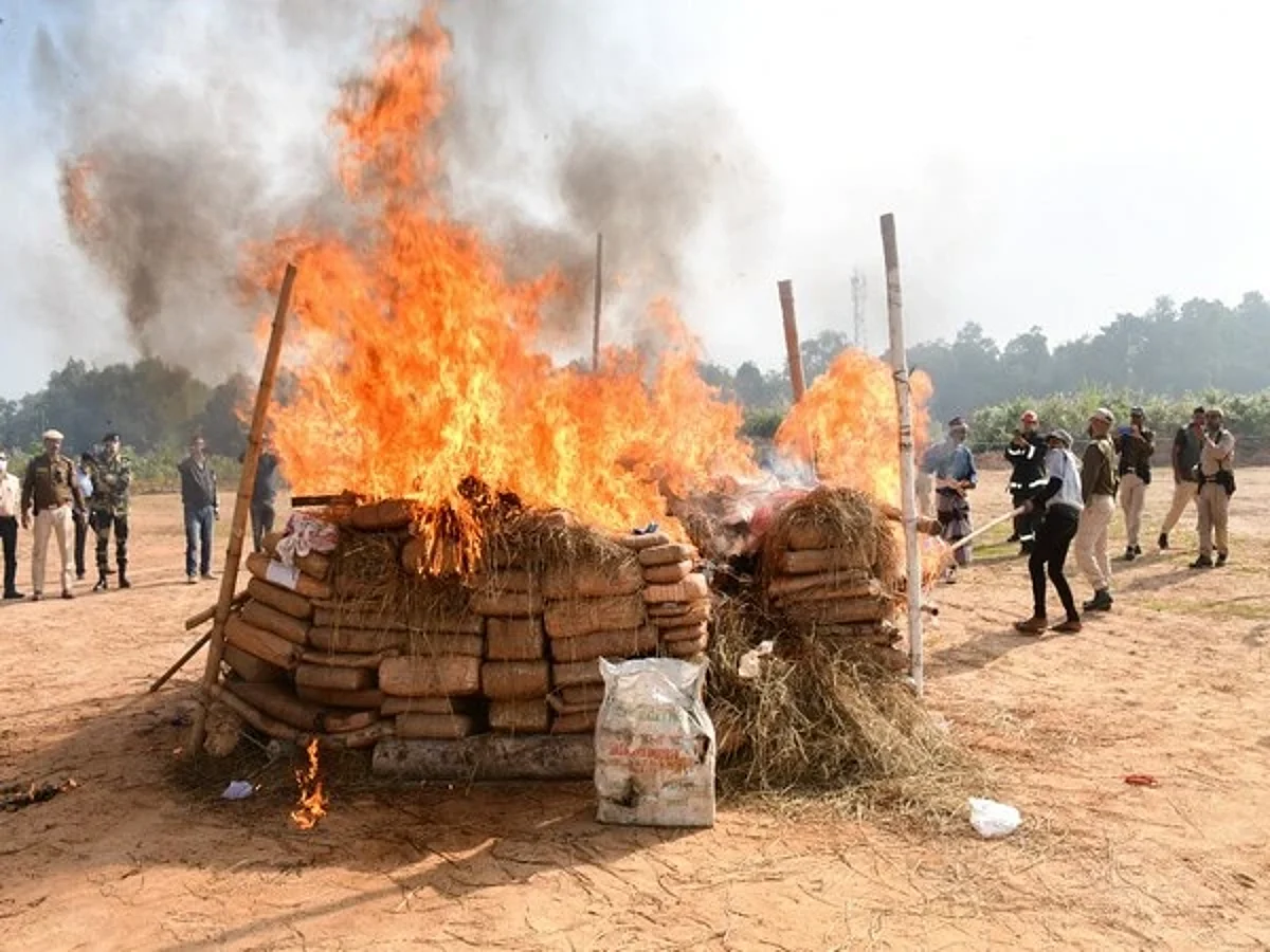 Drugs worth crores destroyed in Assam | REPRESENTATIVE